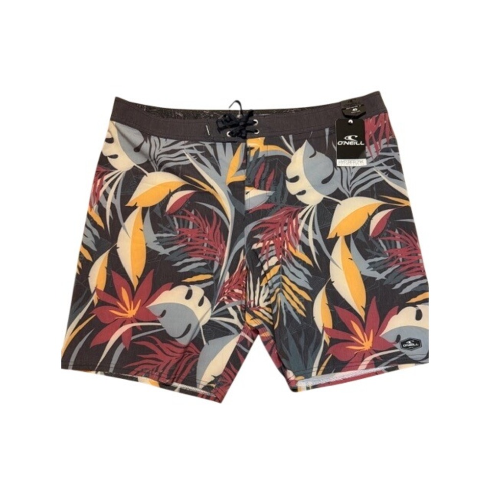 O'Neill NEW Hyperfreak Mens Board Shorts‎ Size 40 Tropical Floral Swim Trunks